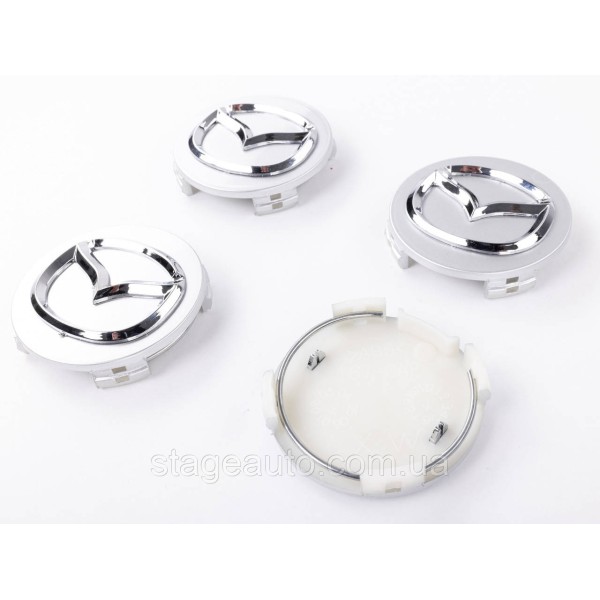 Caps plugs for alloy wheels MAZDA Mazda 57 mm Silver G22C-37-190A