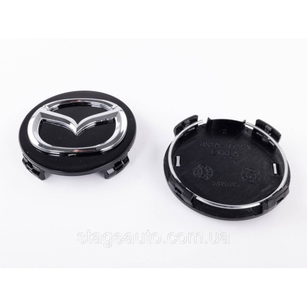 Caps plugs for alloy wheels MAZDA Mazda 57 mm Black G22C-37-190A