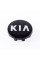 Ковпачки заглушки в литі диски KIA (КІА) 58 мм Лого Хром Чорні C5314K58