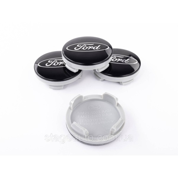 Caps plugs for alloy wheels FORD Ford 54 mm Black 6M21-1003