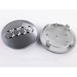 Ковпачок заглушка в литі диски Audi Ауді 68 мм Сірий 8D0601170