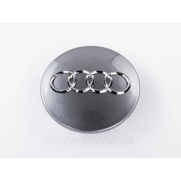 Колпачок заглушка в литые диски Audi Ауди 68 мм Серый 8D0601170