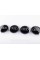 Caps plugs for alloy wheels Audi Audi 69 mm Black with chrome rim 4B0601170A set
