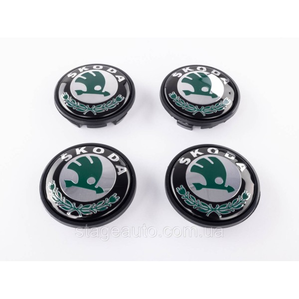 Caps plugs for alloy wheels Skoda Skoda 65 mm Classic 3B7 601 171 set