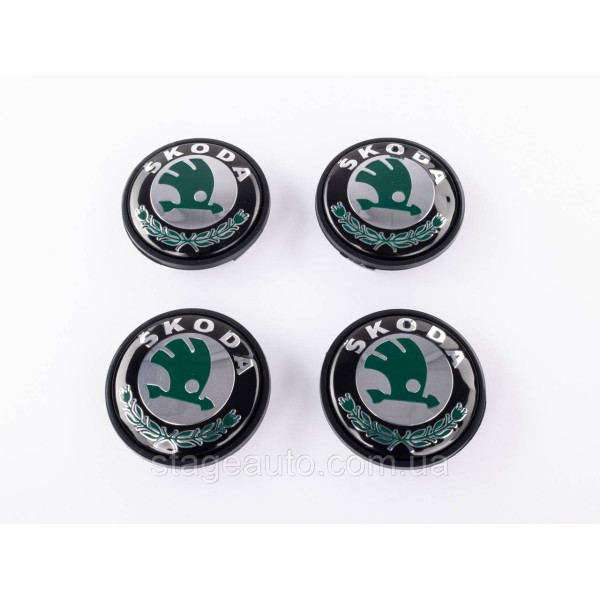 Caps plugs for alloy wheels Skoda Skoda 65 mm Classic 3B7 601 171 set