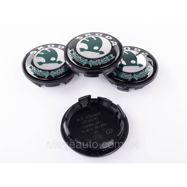 Caps plugs for alloy wheels Skoda Skoda 65 mm Classic 3B7 601 171 set