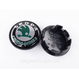 Ковпачок заглушка на литий диск Skoda Шкода 65 мм Класик 3B7 601 171