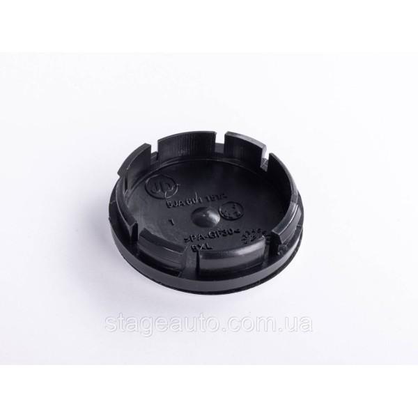 Caps plugs for alloy wheels Skoda Skoda 56 mm black, chrome logo 5JA601151A set