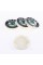 Caps plug for cast disk Skoda Skoda 56 mm Green IZD601151A, 6U0601151L