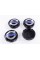 Ковпачки в Диски Вольво Volvo 64mm Black blue 3546923