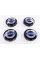Ковпачки в Диски Вольво Volvo 64mm Black blue 3546923