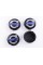 Ковпачки в Диски Вольво Volvo 64mm Black blue 3546923