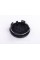 Caps plugs for alloy wheels VW Volkswagen 63 mm black, chrome logo 7D0601165, 7M7601165 set