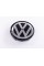 Ковпачок заглушка на литий диск VW Volkswagen 63 мм чорний, хром лого 7D0601165, 7M7601165