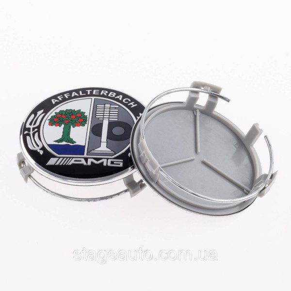 Caps plugs for alloy wheels AMG Mercedes Benz Mercedes 75 mm Colored AFFALTERB