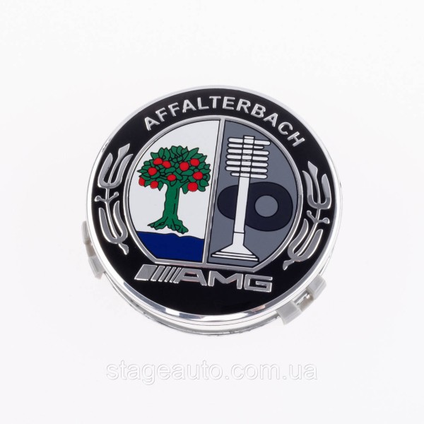 Caps plugs for alloy wheels AMG Mercedes Benz Mercedes 75 mm Colored AFFALTERB