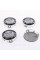 Caps plugs for alloy wheels AMG Mercedes Benz Mercedes 75 mm Silver AFFALTERB