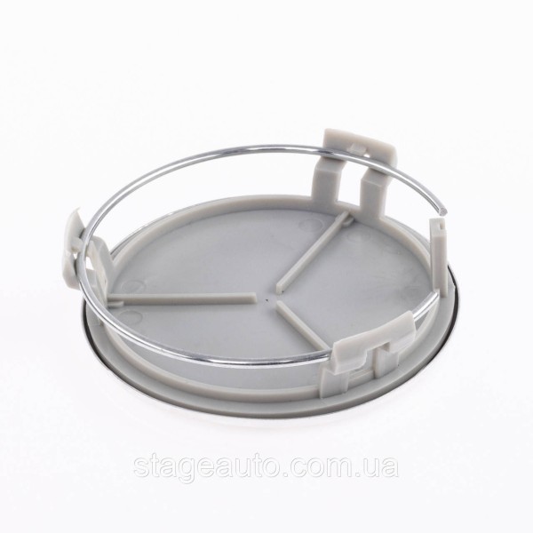 Caps plugs for alloy wheels AMG Mercedes Benz Mercedes 75 mm Silver AFFALTERB