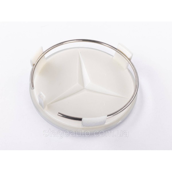 Caps plugs for alloy wheels Mercedes-Benz Mercedes 75 mm OLD Silver Matt