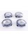 Caps plugs for alloy wheels Mercedes Benz Mercedes 75 mm blue, chrome A1714000025