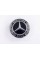 Колпачки заглушки на литые диски Mercedes Benz Мерседес 75 мм черные, хром герб A1714000025