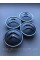 Citroen alloy wheel caps 60 mm grey matalik, graphite