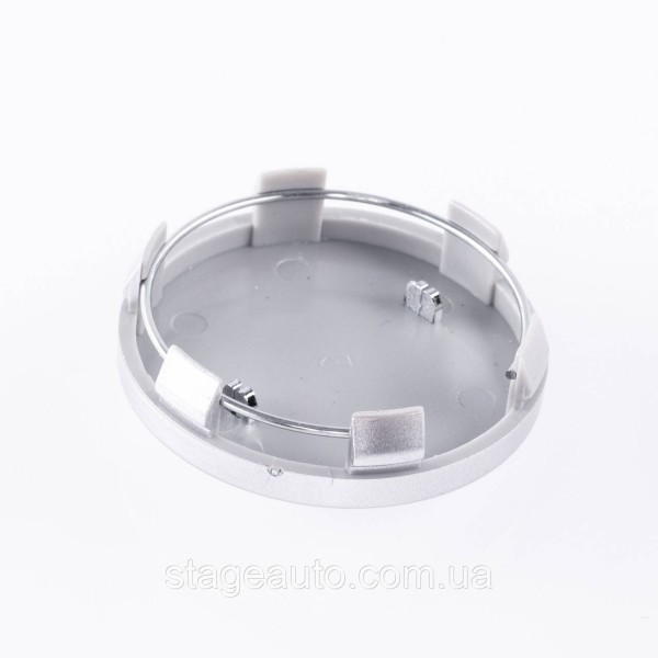 Caps plugs for alloy wheels Renault Renault 60 mm Silver, chrome logo
