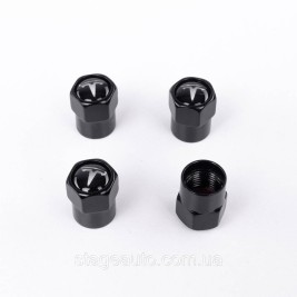 Protective caps for TESLA valve nipples Tesla 4 pcs Black