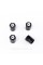 Protective caps for Renault valve nipples 4 pcs Black