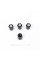 Protective caps for Renault valve nipples 4 pcs Black