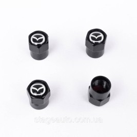 Protective caps for Mazda valve nipples Mazda 4 pcs Black