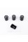 Protective caps for Mazda valve nipples Mazda 4 pcs Black