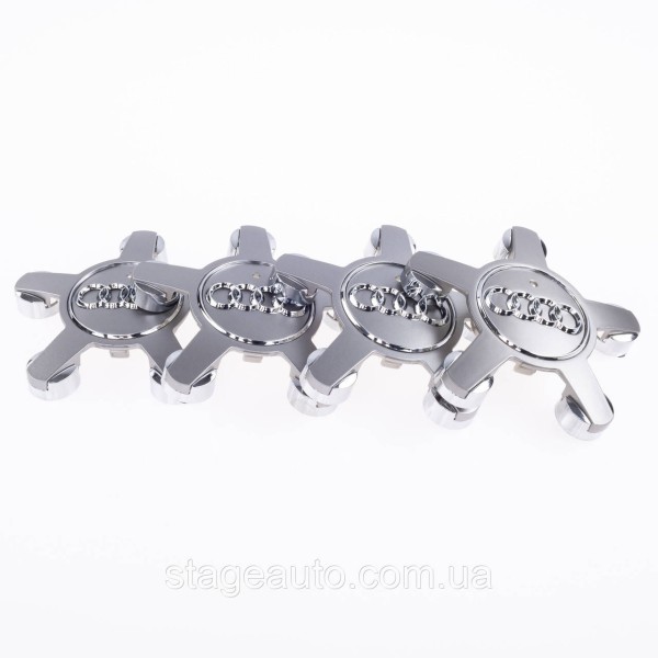 Caps plugs stars for alloy wheels Audi Audi 135 mm Gray 4F0601165N set
