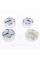 Caps plugs + podium for alloy wheels Mercedes Benz Mercedes 75 mm Silver A0004000900