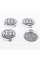 Caps plugs for alloy wheels BRABUS Mercedes Benz Mercedes 75 mm BRABUS Chromed