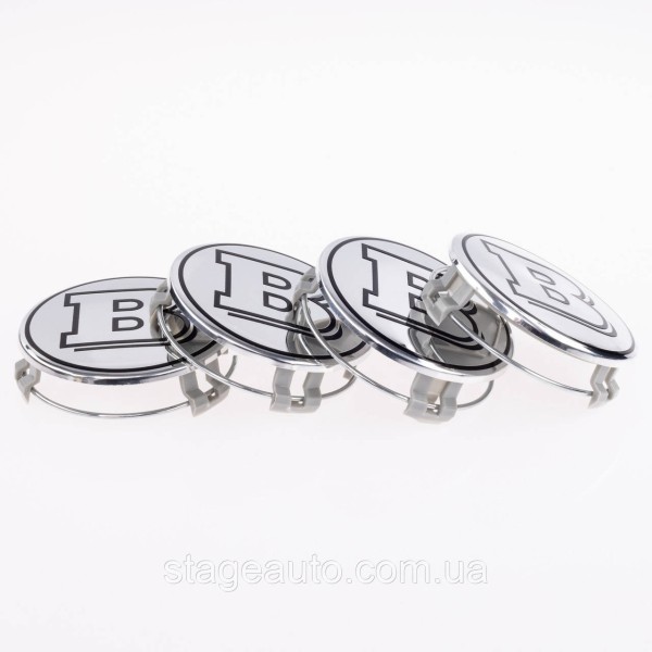 Caps plugs for alloy wheels BRABUS Mercedes Benz Mercedes 75 mm BRABUS Chromed