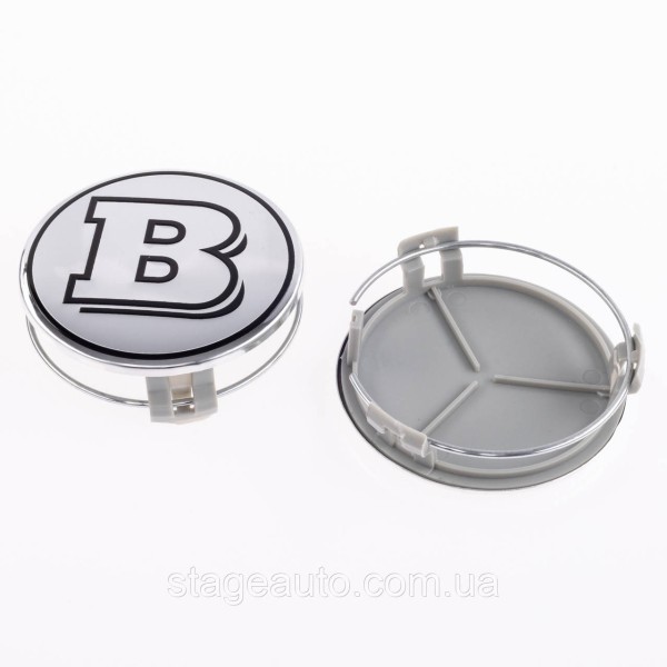 Caps plugs for alloy wheels BRABUS Mercedes Benz Mercedes 75 mm BRABUS Chromed