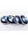 Caps plugs for alloy wheels BMW 56mm classic white blue set