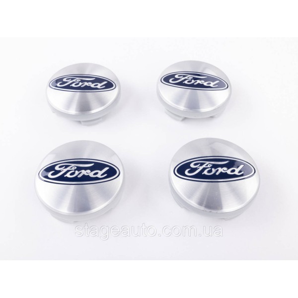Caps plugs for alloy wheels FORD Ford 54 mm Gray metallic (Silver) 6M21-1003