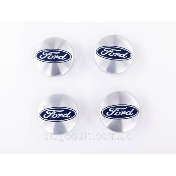 Caps plugs for alloy wheels FORD Ford 54 mm Gray metallic (Silver) 6M21-1003