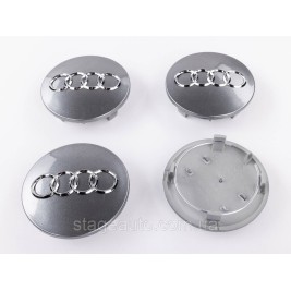 Caps plugs for alloy wheels Audi Audi 68 mm Gray 8D0601170 set
