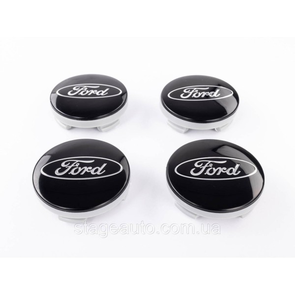 Caps plugs for alloy wheels FORD Ford 54 mm Black 6M21-1003