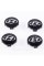 Caps plugs for alloy wheels HYUNDAI Hyundai 61 mm black