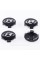 Caps plugs for alloy wheels HYUNDAI Hyundai 61 mm black