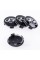 Caps plugs for alloy wheels HYUNDAI Hyundai 61 mm black
