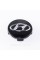 Caps plugs for alloy wheels HYUNDAI Hyundai 61 mm black