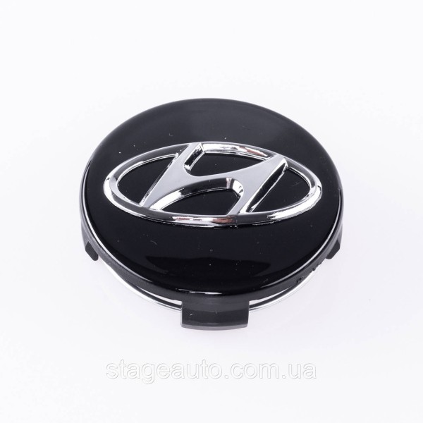 Caps plugs for alloy wheels HYUNDAI Hyundai 61 mm black