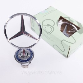Emblem sight Mercedes badge in the hood Mercedes A2108800186
