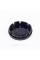 Caps plugs for alloy wheels VW Volkswagen 55 mm black, chrome logo 6N0601171 set