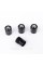 Protective caps for valve stems Citroen Citroen 4 pcs Black